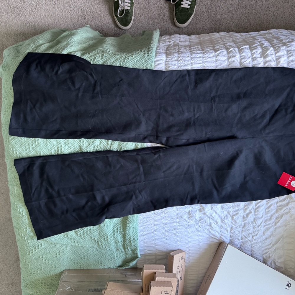 Black Wide-Leg Pants - Spanx